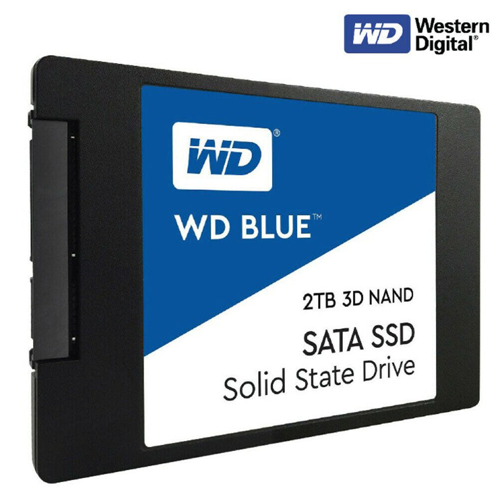 WD Blue SATA III 3D NAND 2.5" Internal Solid State Drive SSD 2TB WDBNCE0020PNC