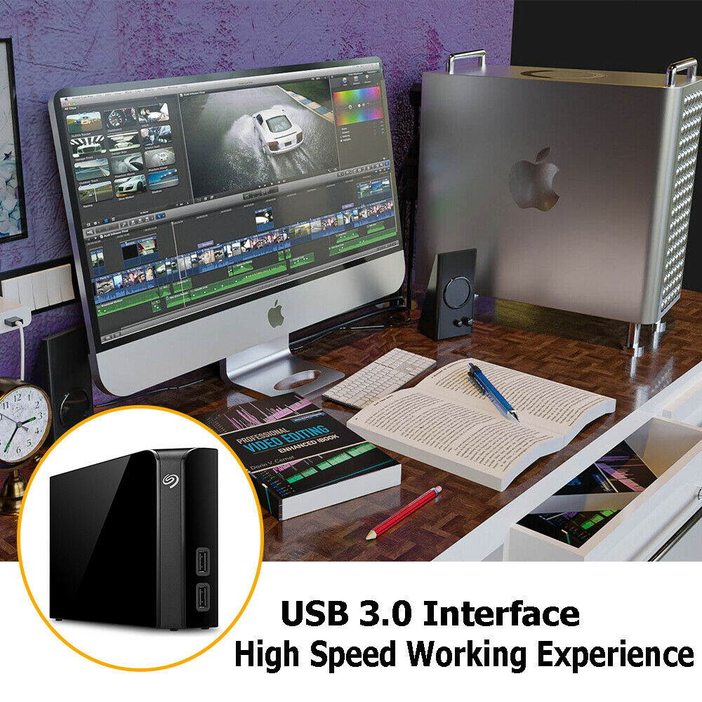 Seagate Backup Plus 4TB Desk Hub External Hard Drive USB 3.0 for PC, STEL4000300