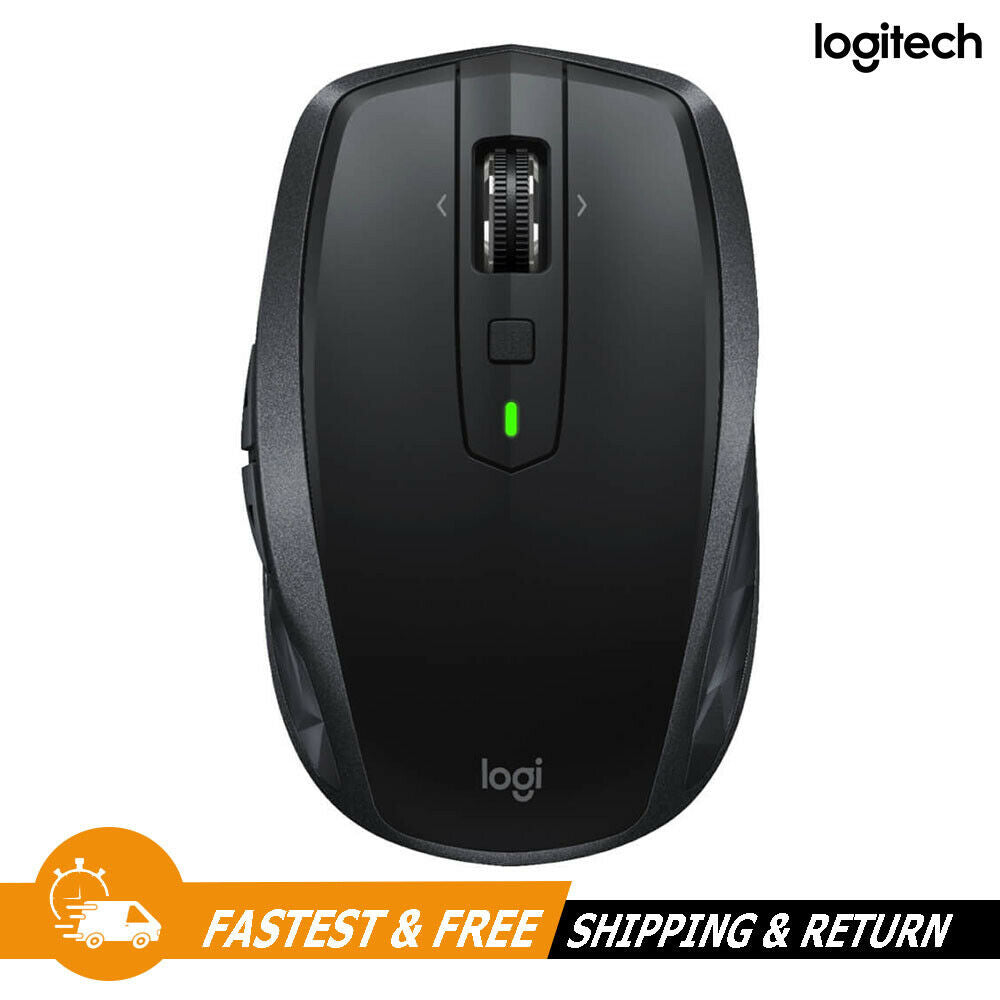 Logitech MX Anywhere 2S Wireless Laser USB Mouse for PC & Mac 910-005748, Black