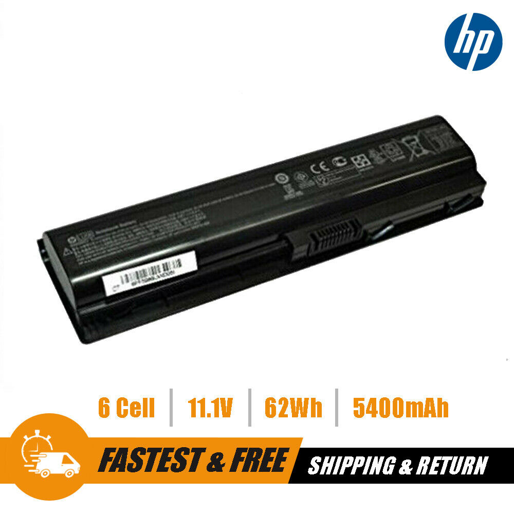 HP Replacement Notebook Laptop Li-ion Battery 11.1v 62wh 5400mAh, 582215-222
