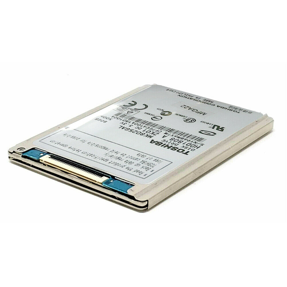 Toshiba 1.8" Laptop Internal Hard Drive 80GB 4200rpm IDE HDD, HDD1808 MK8025GAL