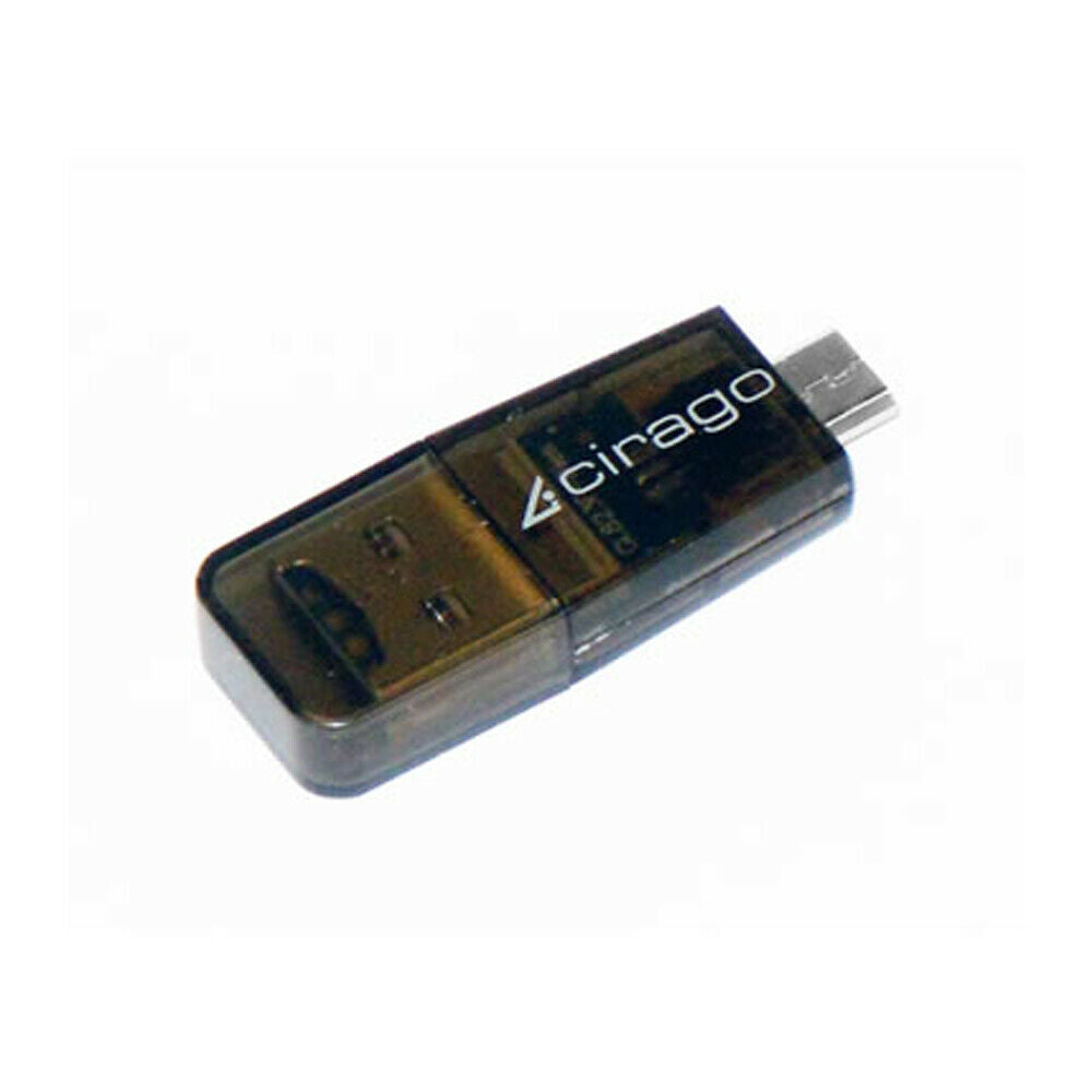 Cirago Memory Card Reader Micro USB to Micro SD For All Android Phone Tablet PC