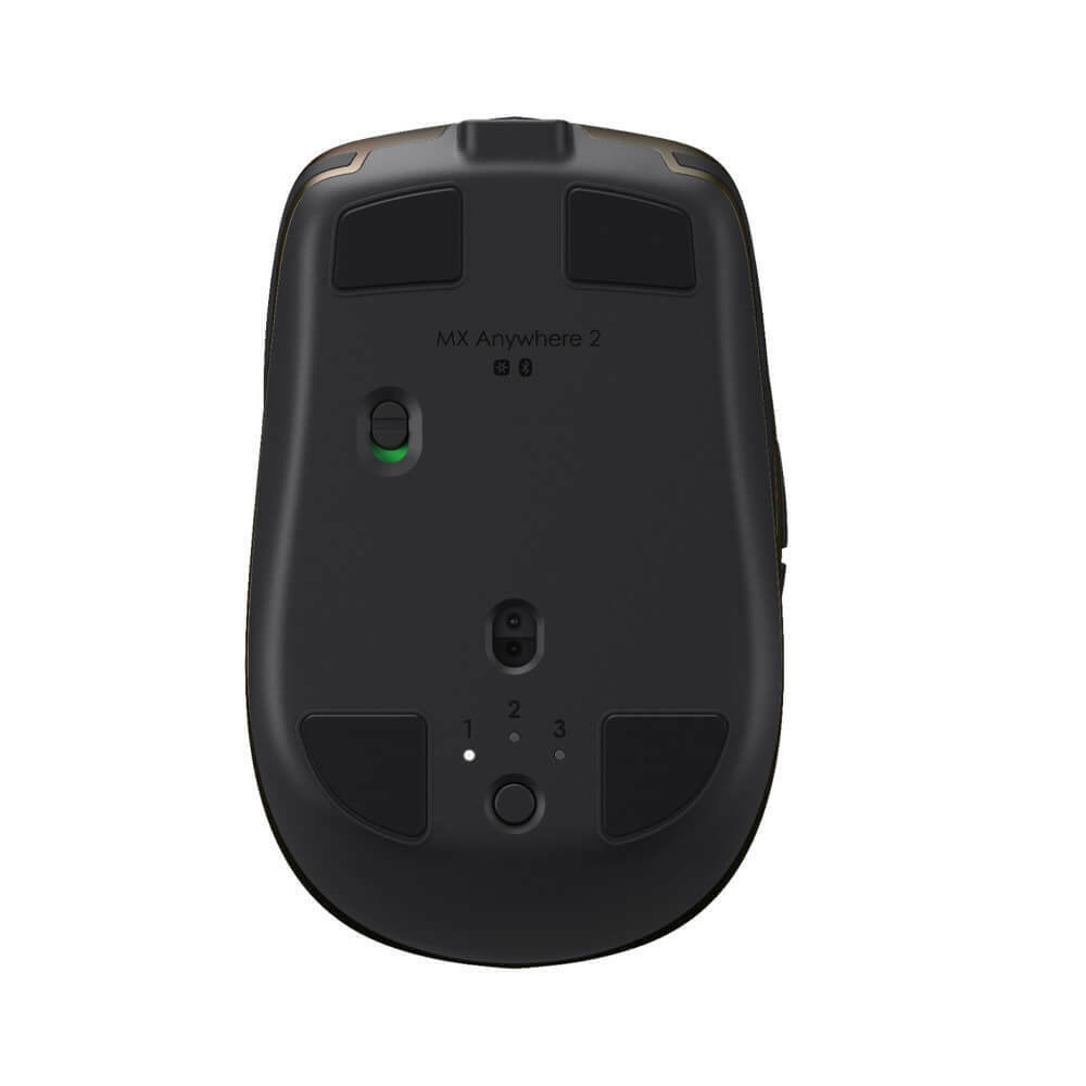 Logitech MX Anywhere 2S Wireless Laser USB Mouse for PC & Mac 910-005748, Black