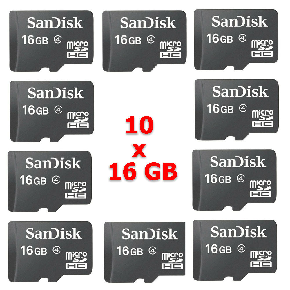 SanDisk Micro SD Card 16GB 32GB Memory Class 4 for Tablets Drones Wholesale lot