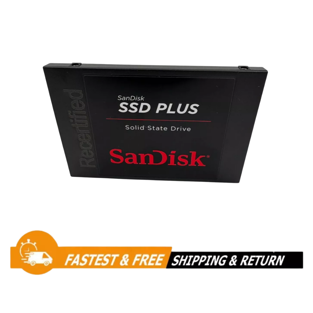 SanDisk 2.5" SSD Plus 1TB Internal SATA 6G/s Solid State Drive