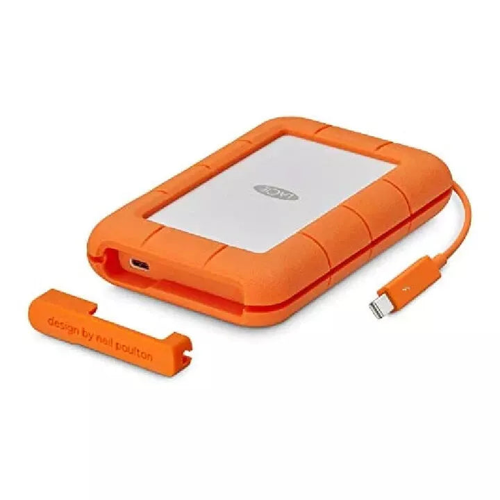 LaCie Rugged Thunderbolt 2TB USB-C Portable External Hard Drive (STFS2000800)