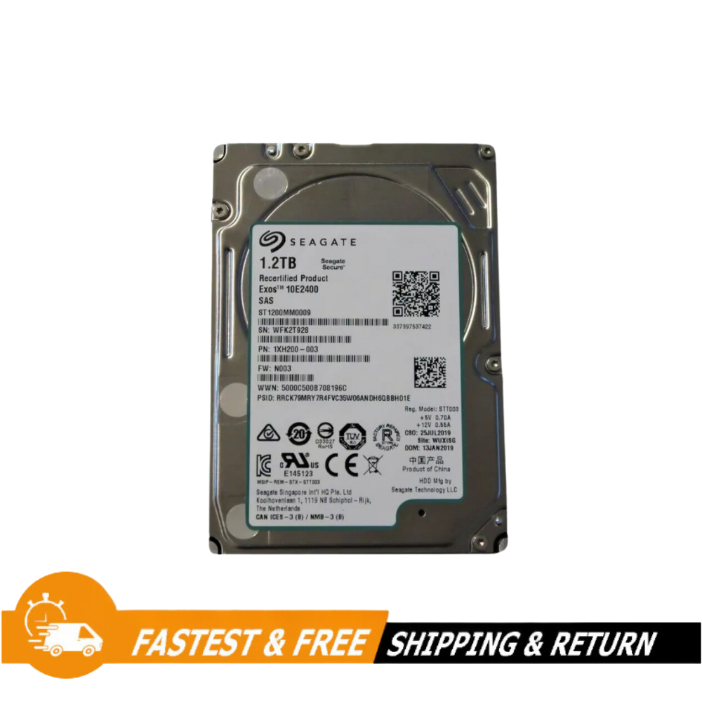 Seagate 1.2TB White Label 10krpm 128MB Notebook SAS Hard Drive, ST1200MM0009