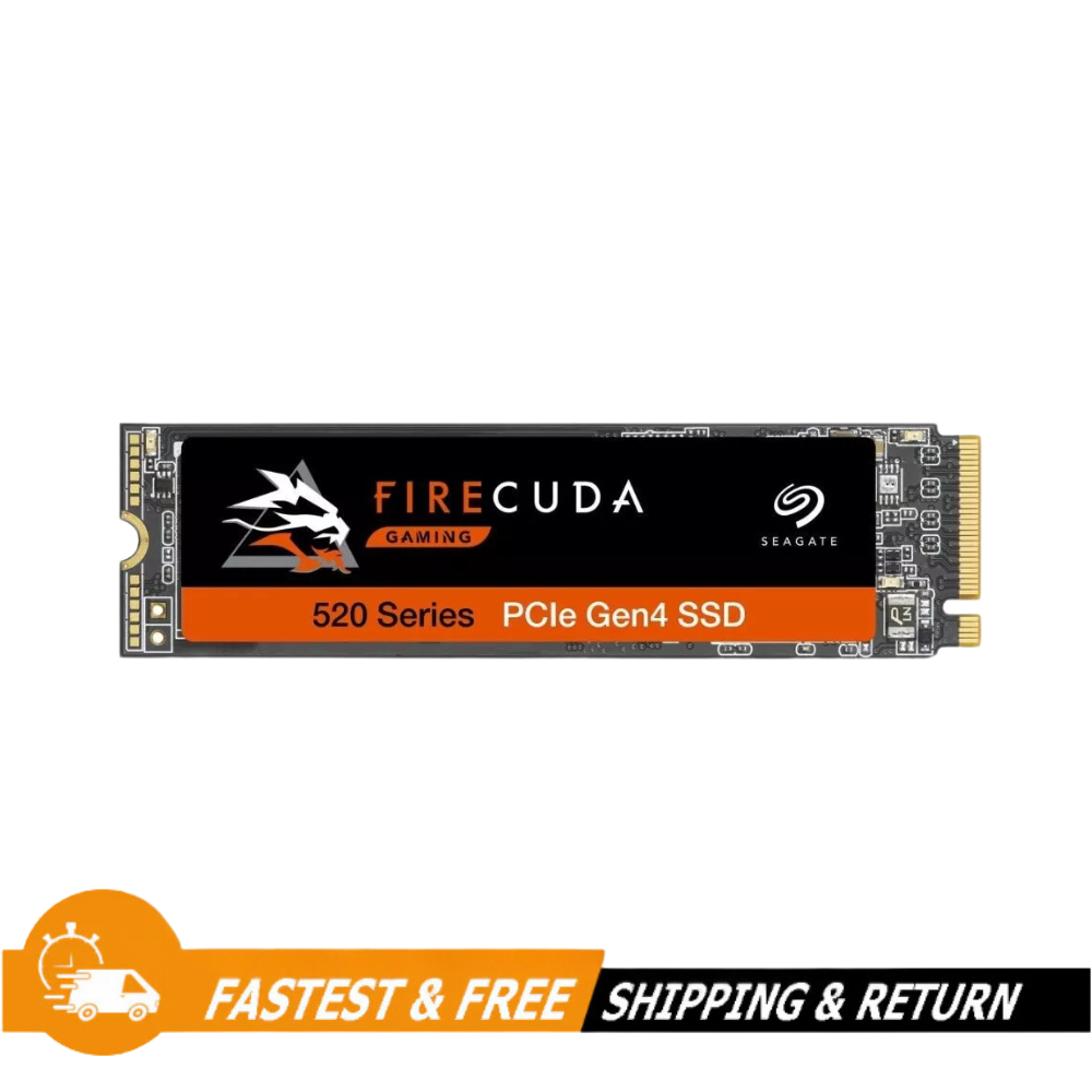 Seagate Firecuda 520 1TB PCIE M.2S 19mm Solid State Drive SSD, ZP1000GM30012