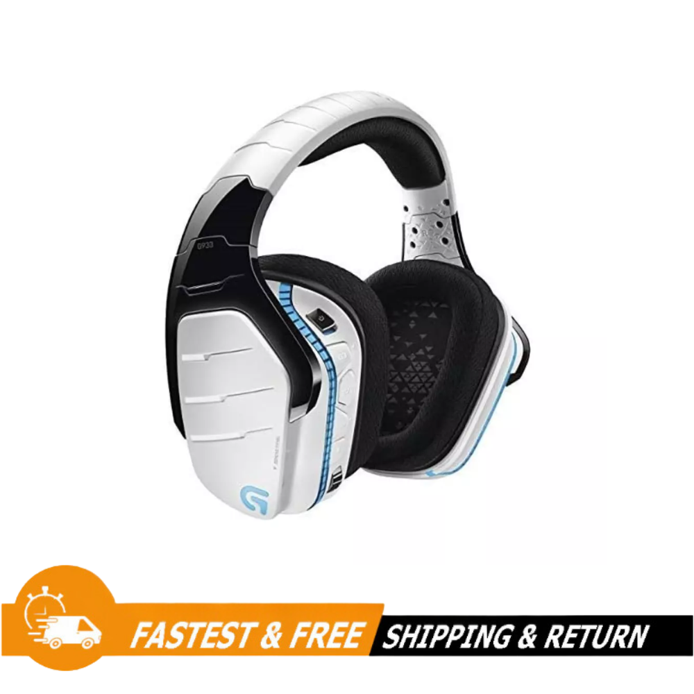 Logitech G933 Artemis Spectrum 7.1 Surround Sound Wireless Gaming Headset, White (Copy)