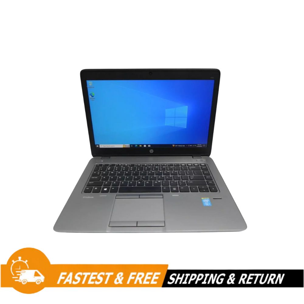 HP EliteBook 840 13" G2 Laptop i5 5300U 2.3GHz 8GB RAM 237GB SSD Win10 Pro Black