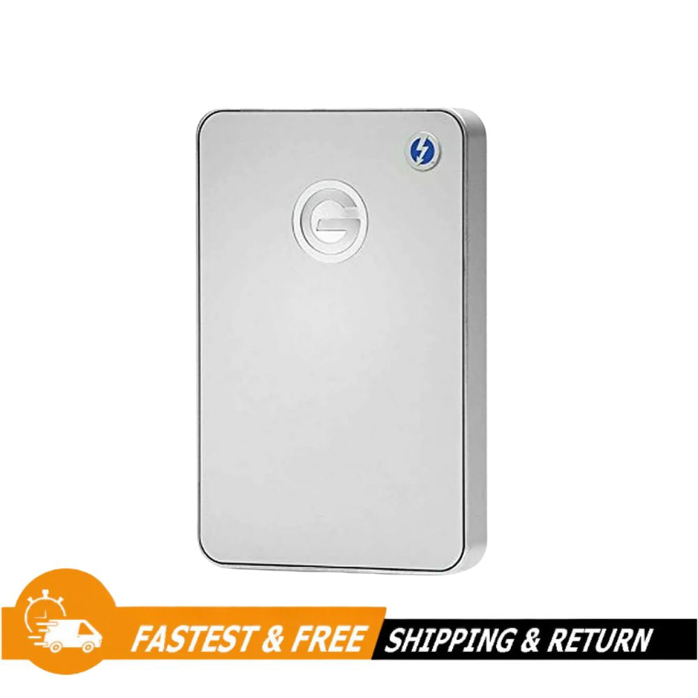 Hitachi G-Drive Mobile 1TB 5400rpm USB 3.0 Portable External Hard Drive 0G02430, Silver