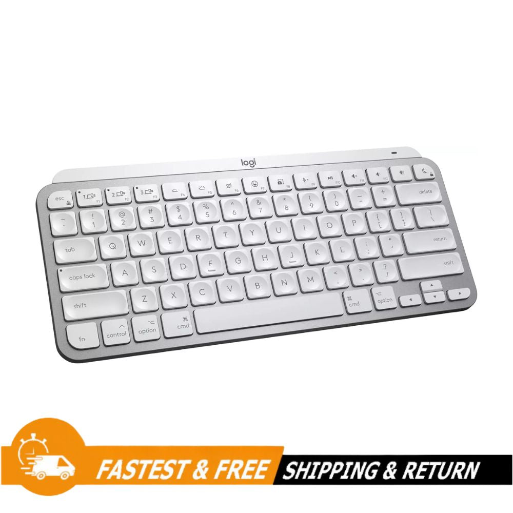 Logitech K920 MX Keys Mini Wireless Bluetooth Keyboard for Apple Mac OS, iPad OS