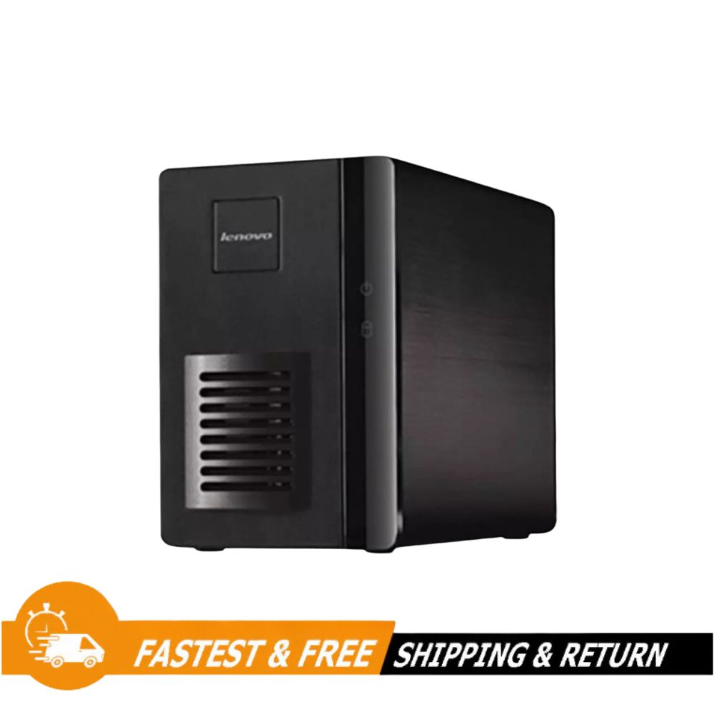 Lenovo Iomega IX2 2-Bays(NO DRIVE) Gigabit Ethernet NAS Device Black for Mac, PC