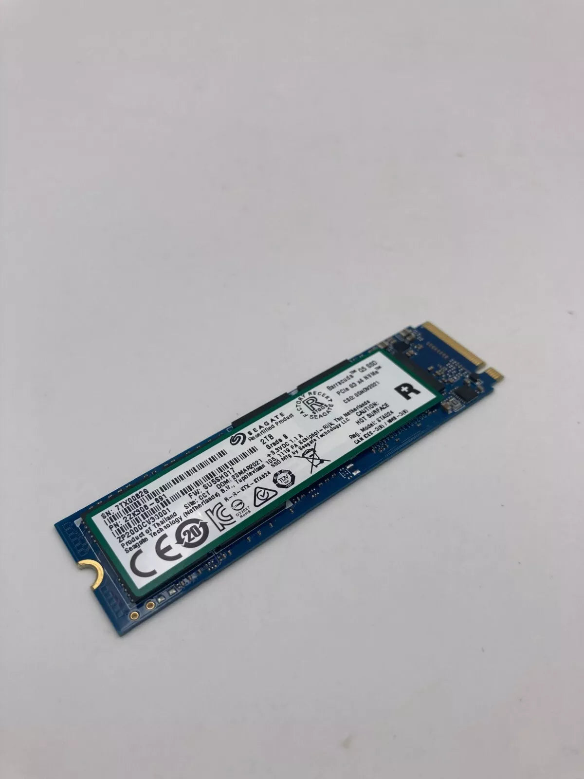 Seagate Barracuda Q5 2TB PCIe NVME M.2 Solid State Drive SSD, ZP2000CV30001