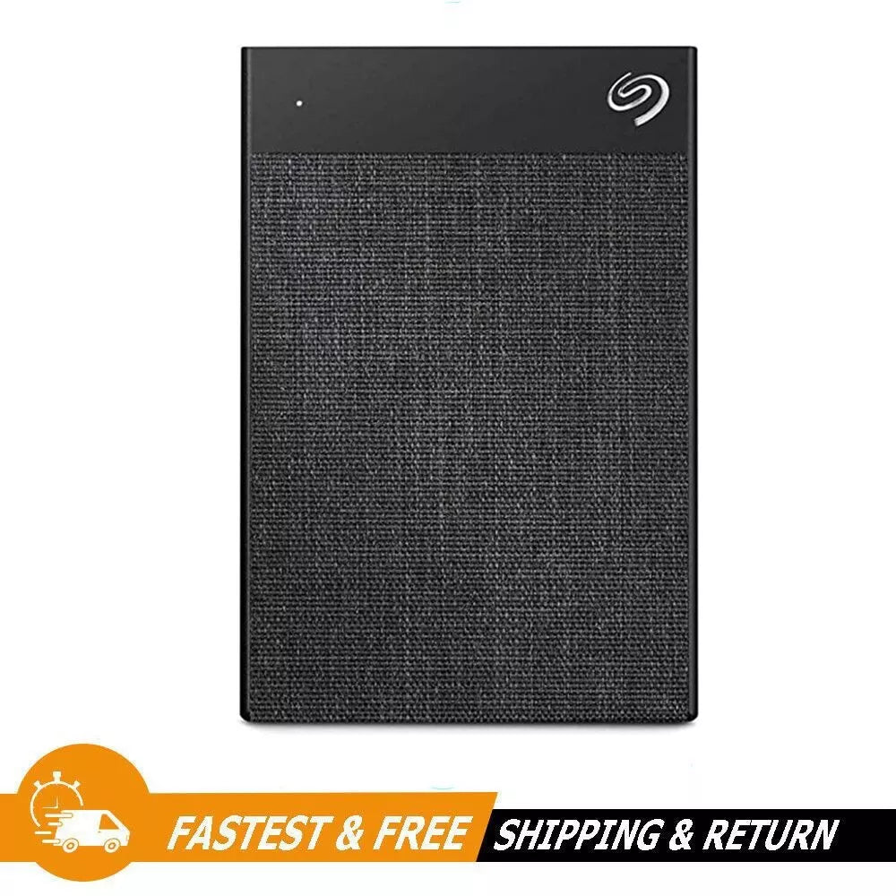 Seagate Backup Plus Ultra Touch 1TB USB 3.0 Portable External Hard Drive, Black (STHH1000400)