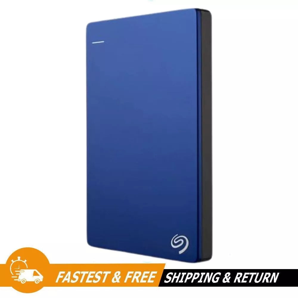 Seagate 1TB Backup Plus Slim Portable USB 3.0 External Hard Drive Blue (STDR1000102)