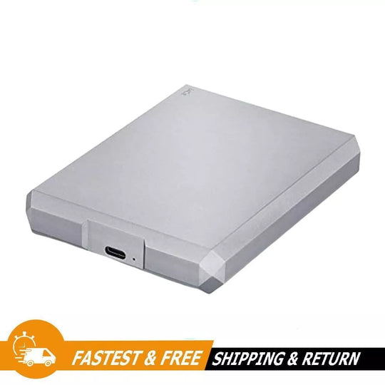 LaCie 4TB USB 3.1 Type-C Portable External Hard Drive STHG4000402, Space gray