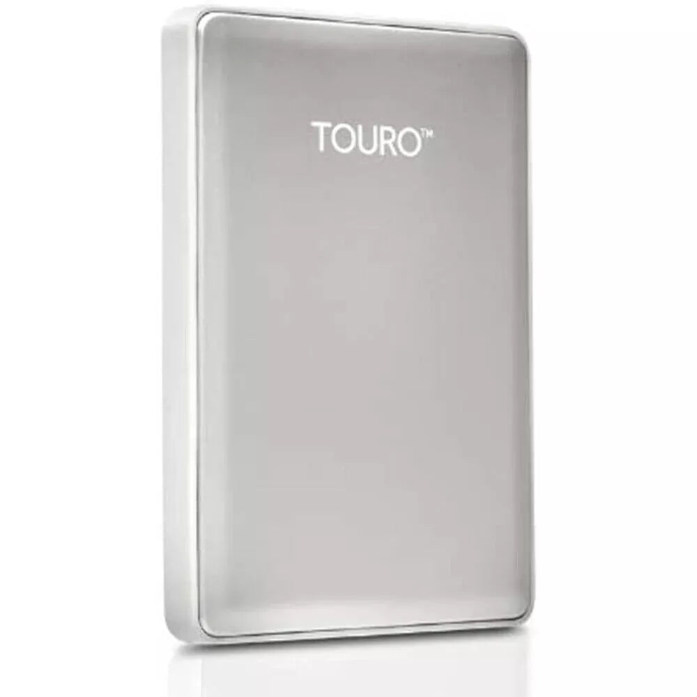 Hitachi Touro S 500GB 7200rpm USB 3.0 Portable External Hard Drive, Silver, W0S03735