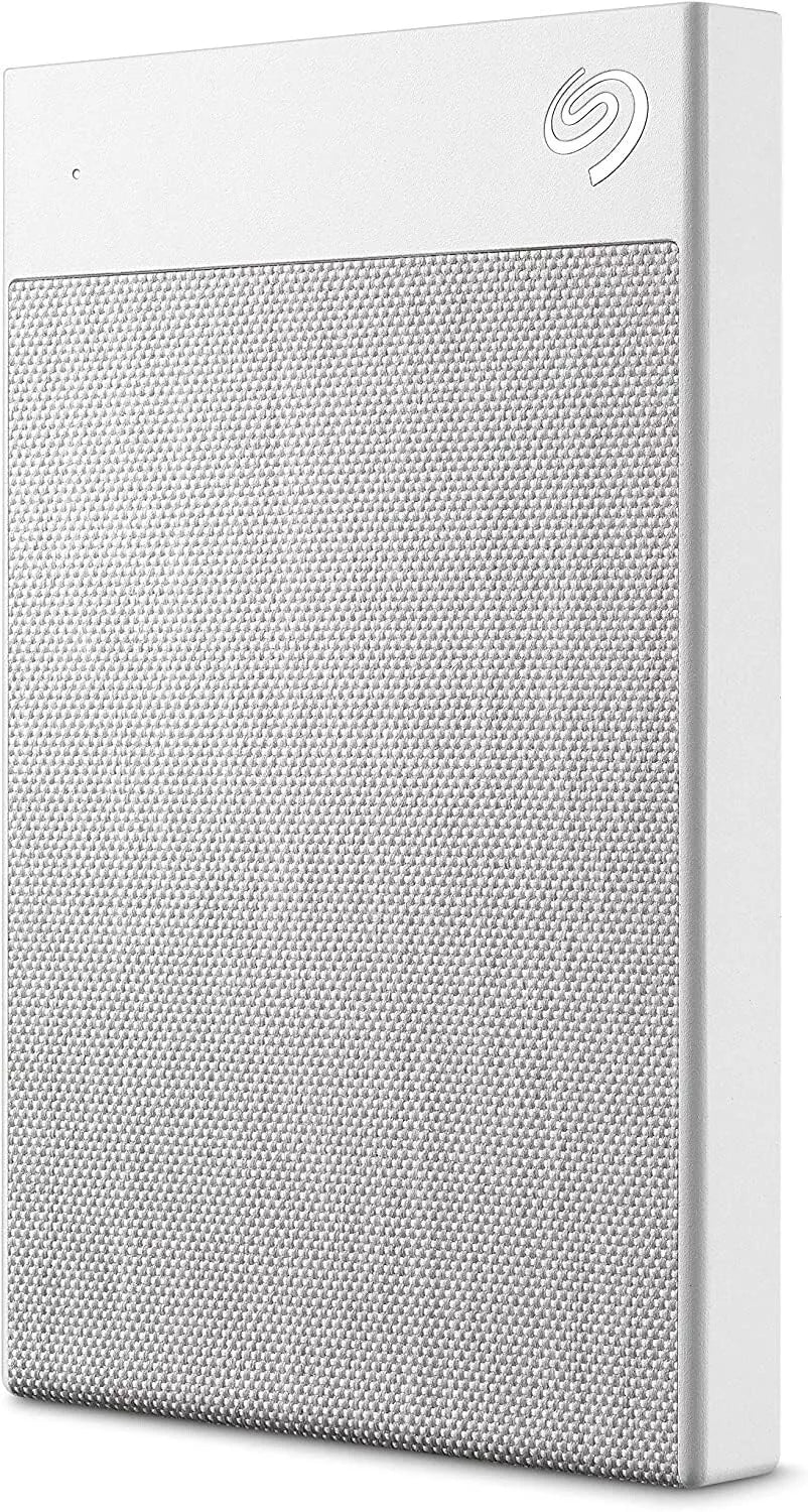 Seagate Backup Plus Ultra Touch 1TB USB 3.0 Portable External Hard Drive, White (STHH1000402)