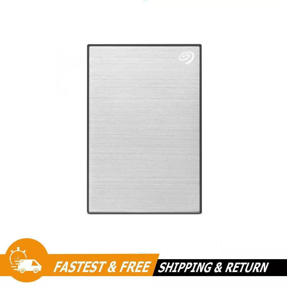 Seagate Backup Plus Slim 1TB USB 3.0 Portable External Hard Drive Silver, STHN1000401