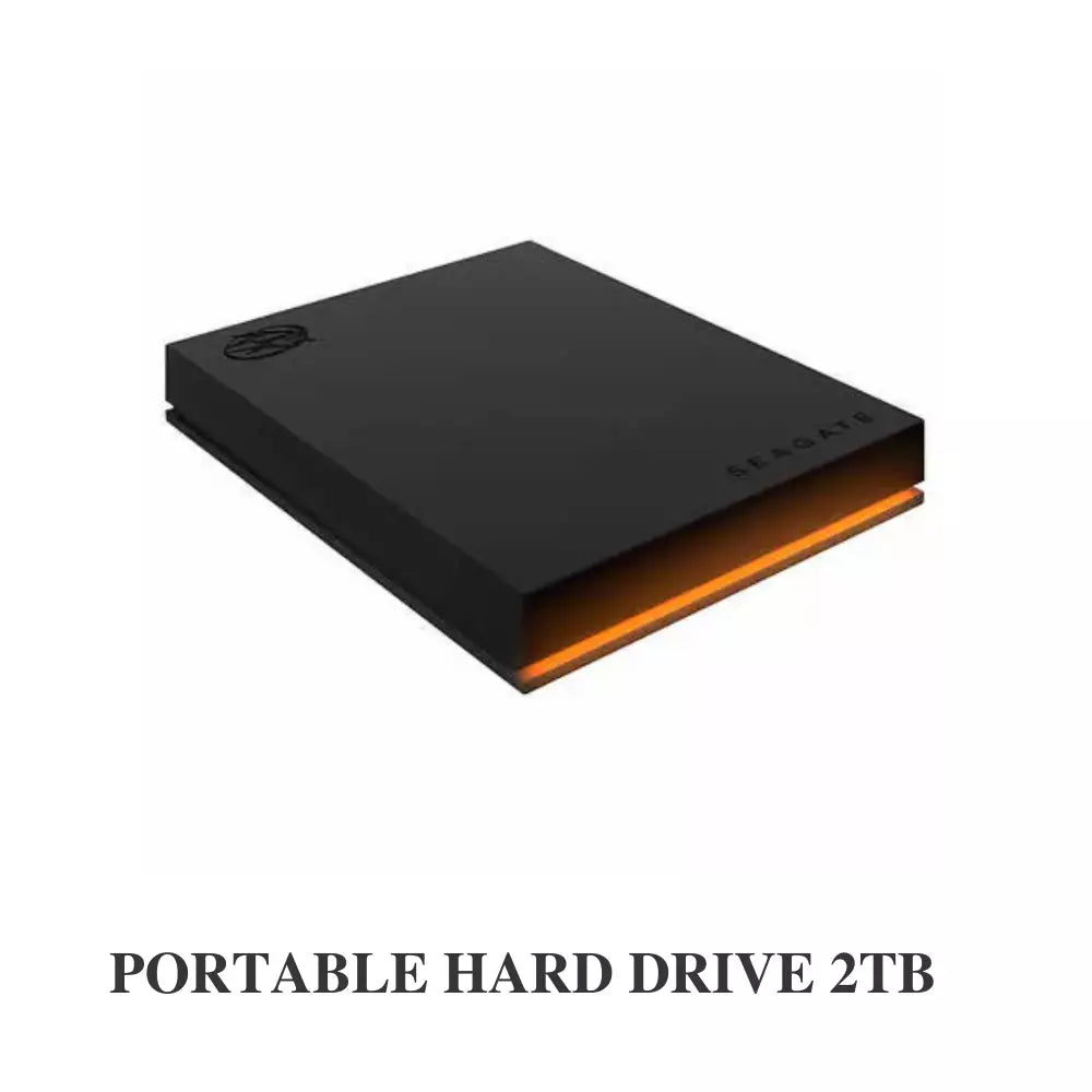 Seagate FireCuda 5TB Portable Hard Drive Gaming Hard Drive USB 3.2, STKL5000400