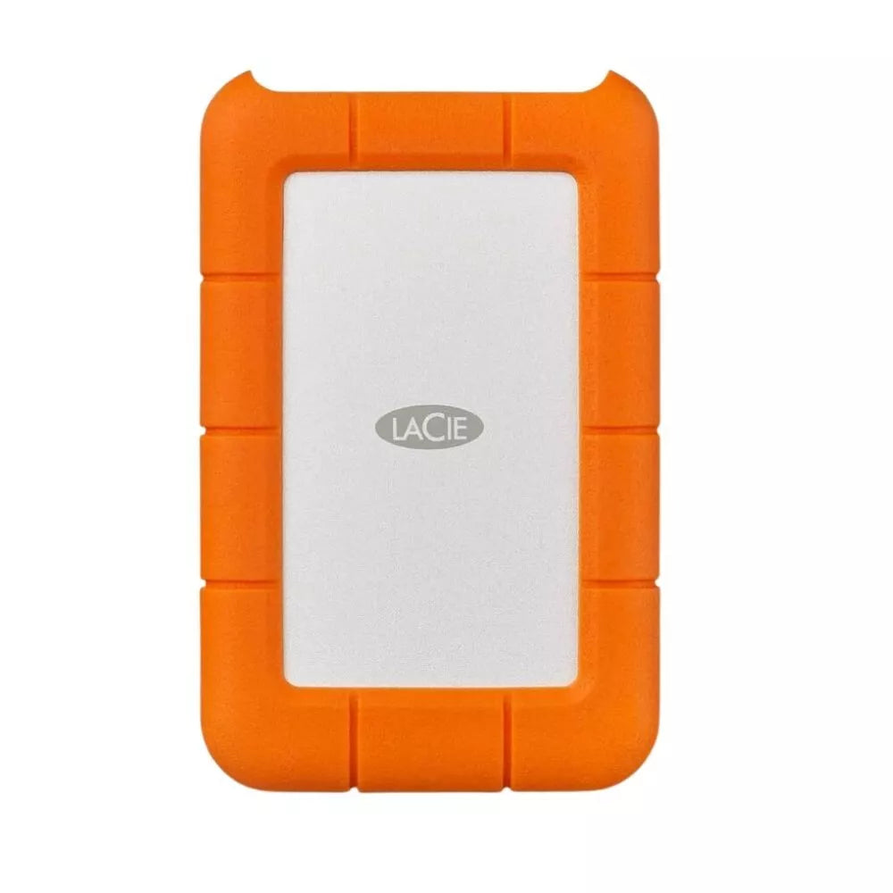 LaCie Rugged 4TB USB-C Portable Storage External Hard Drive, (STFR4000400)