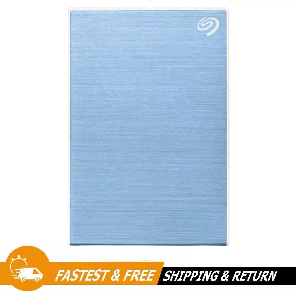 Seagate One Touch 1TB External Hard Drive STKY1000402 USB 3.0 PW 2.5, Blue