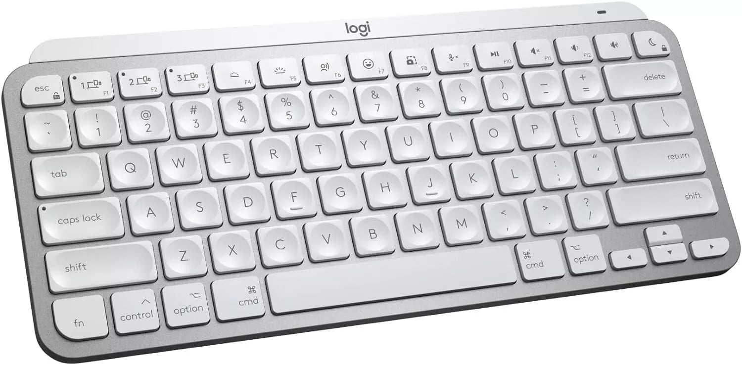 Logitech K920 MX Keys Mini Wireless Bluetooth Keyboard for Apple Mac OS, iPad OS