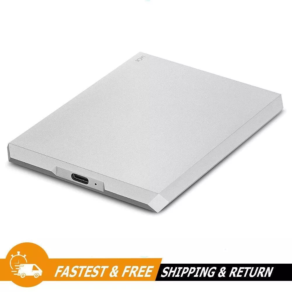 LaCie Mobile Secure 1TB USB 3.1 SSD Type C 2.5 External Hard Drive (STKH1000800)