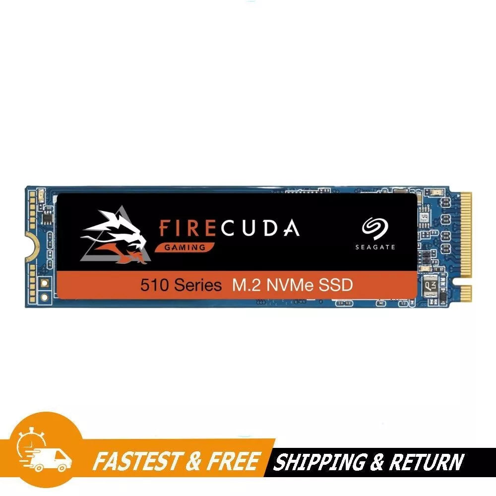 Seagate FIRECUDA 510 1TB PCIE M.2S Solid State Drive SSD, ZP1000GM30031