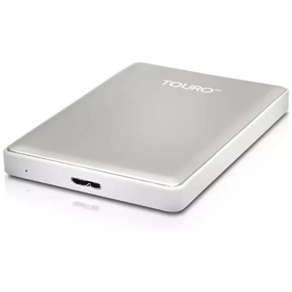 Hitachi Touro S 500GB 7200rpm USB 3.0 Portable External Hard Drive, Silver, W0S03735