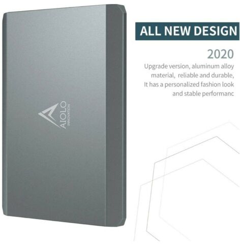 Aiolo Innovation External Hard Drive 2.5 inch 320GB Ultra Slim Portable USB 3.0 SATA HDD Storage for PC, Macbook, PS4, PS5, Xbox Series, Wii u, TV Aiolo Innovation External Hard Drive 2.5 inch 320GB Ultra Slim Portable USB 3.0 SATA HDD Storage for PC, Macbook, PS4, PS5, Xbox Series, Wii u, TV