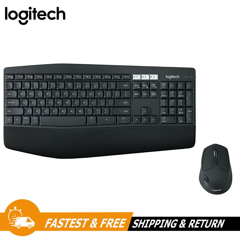 Logitech MK850 Multi-Device Wireless Keyboard Mouse Combo Pack (K850 & M720)