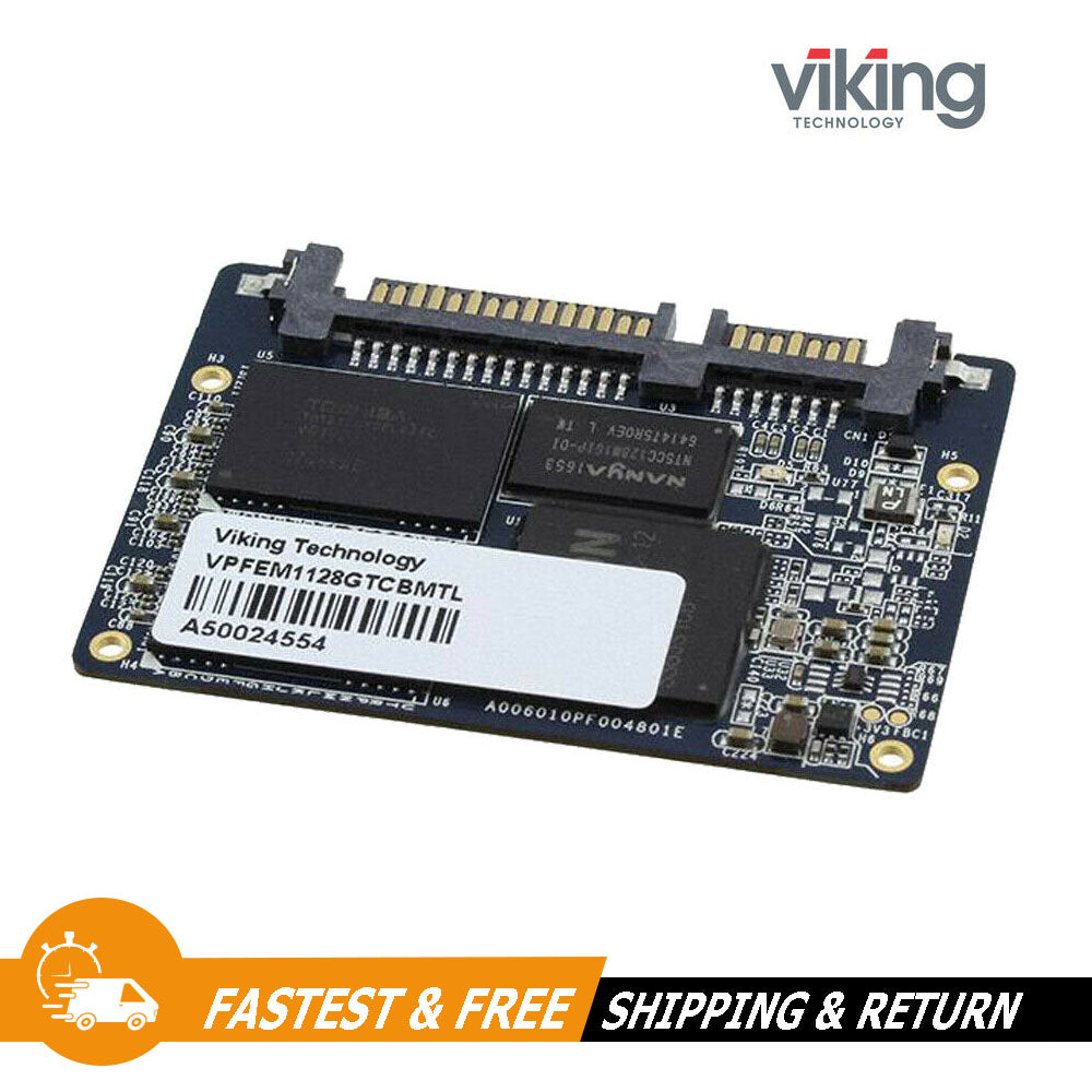 Viking 128GB Mini SSD SATA III FLASH - NAND (MLC) Slim-SATA VPFEM1128GTCBMTL