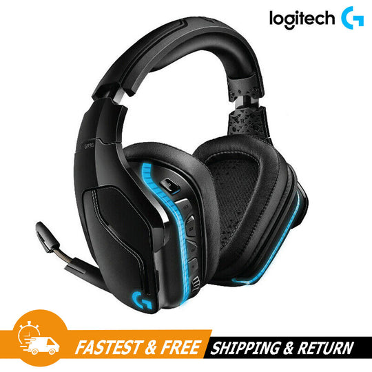 Logitech G935 Wireless 7.1 Surround Sound LIGHTSYNC RGB PC Gaming Headset, Black