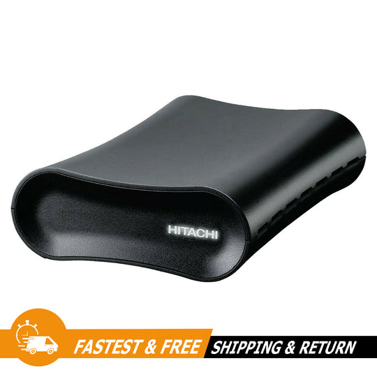 Hitachi 3.5" G-Drive XL 1TB USB 2.0 Portable Desktop External Hard Drive, Black