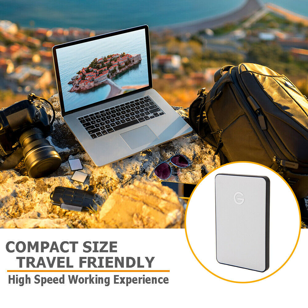 Hitachi G-Drive Slim 2.5" 750GB Portable External Hard Drive for PC, Mac 0G02013
