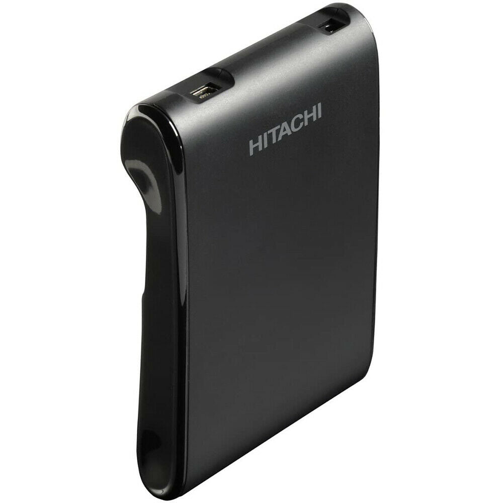 Hitachi X-Mobile Portable External Hard Drive 500GB USB 2.0 for PC 0S02520 Black