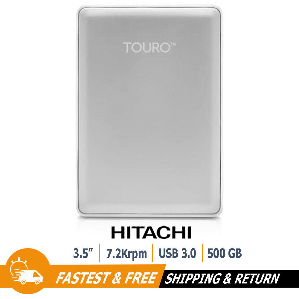 Touro S Portable External Hard Drive 500GB USB 3.0 for PC, Mac, Laptop - 0S03735