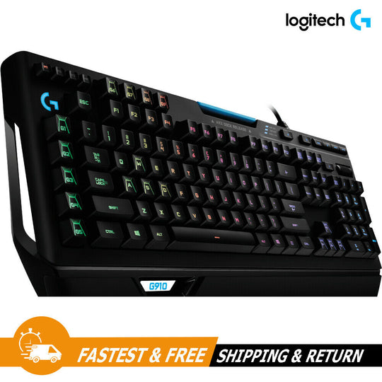Logitech G910 Orion Spectrum USB Wired RGB Mechanical Gaming Keyboard 920-008012