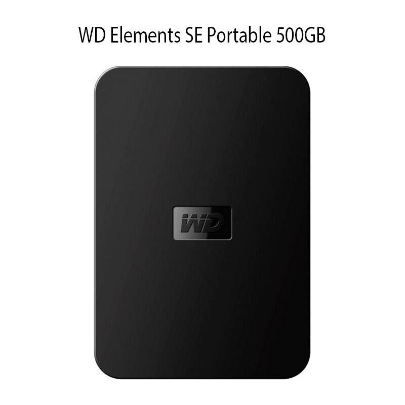 WD Elements SE 500GB USB 3.0 Portable External Hard Drive WDBPCK5000ABK, Black