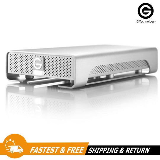 Hitachi G-Drive 2TB External Hard Drive eSATA USB 3.0 Firewire800 0G02919 Silver