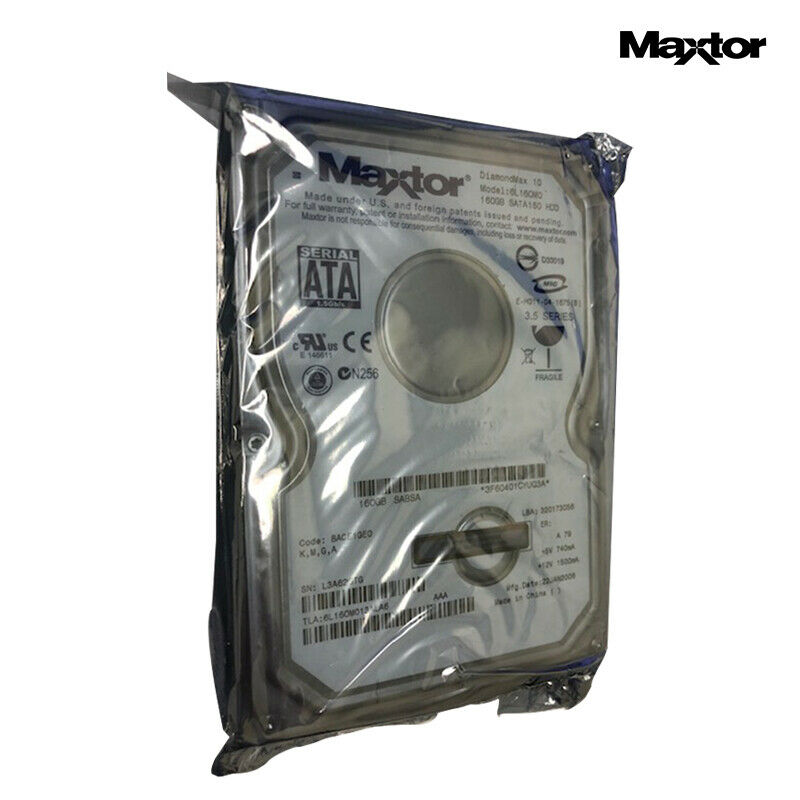 Maxtor (SATA) DiamondMax 6L160M0 3.5" Internal HD 160GB 7200rpm HDD for PC
