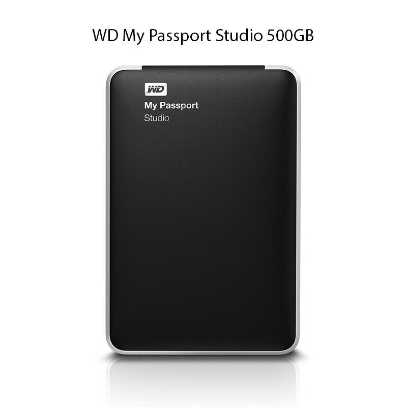 WD My Passport Studio External Hard Drive 500GB FireWire 800 USB, WDBALG5000ABK