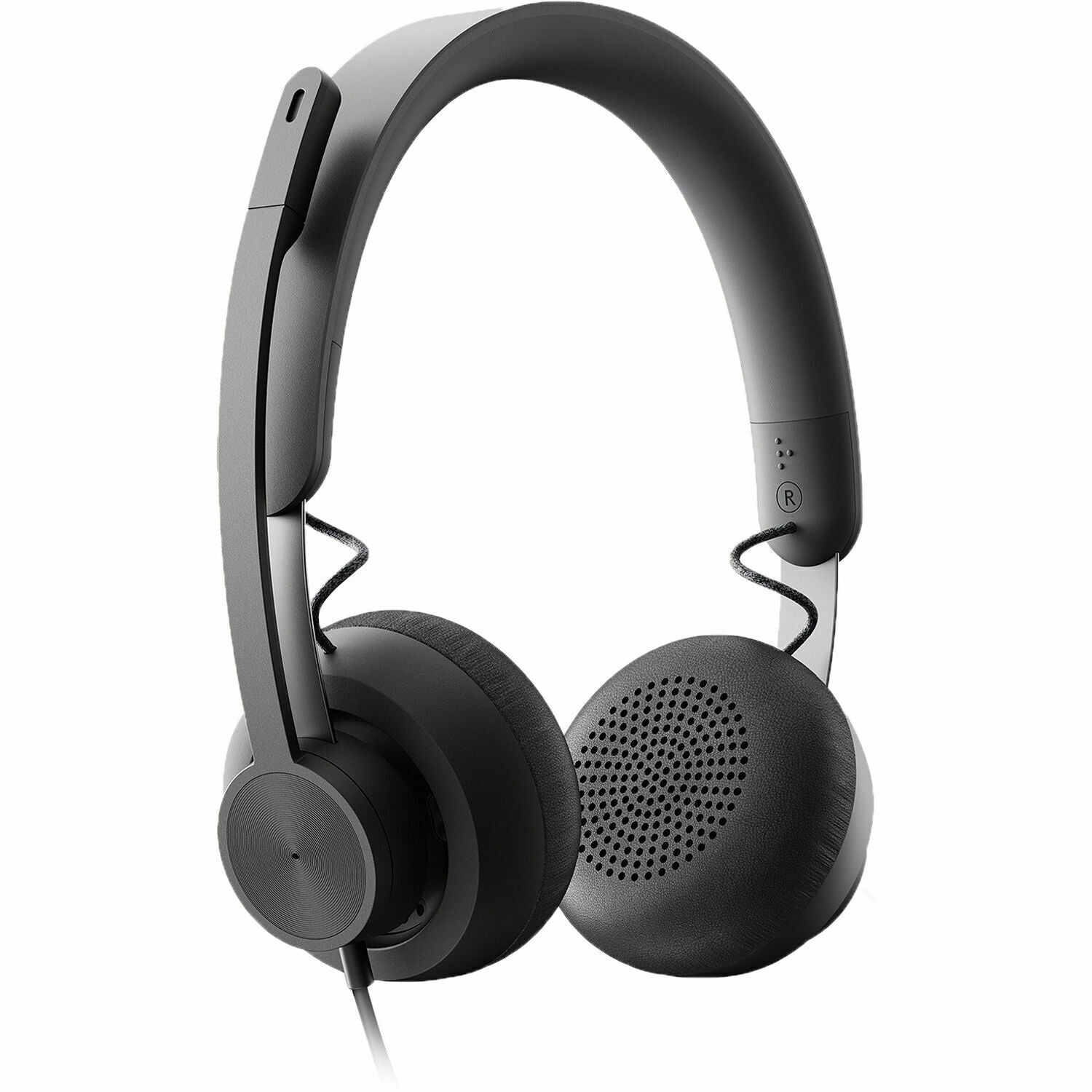 Logitech Zone 750 Wired Noise Canceling Over-Ear Stereo USB Headset, 981-001103