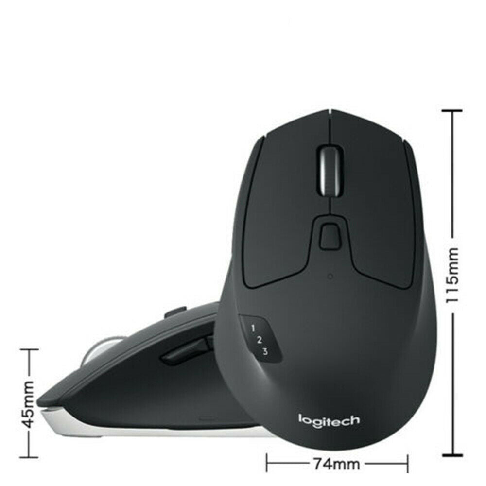 Logitech M720 Triathlon Multi-Device Wireless Optical Mouse 910-004790, Black