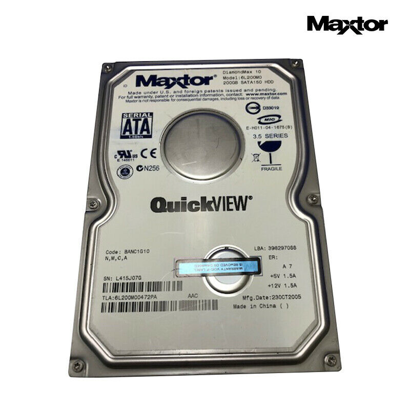 Maxtor (SATA) DiamondMax 6L200M0 - Main Image