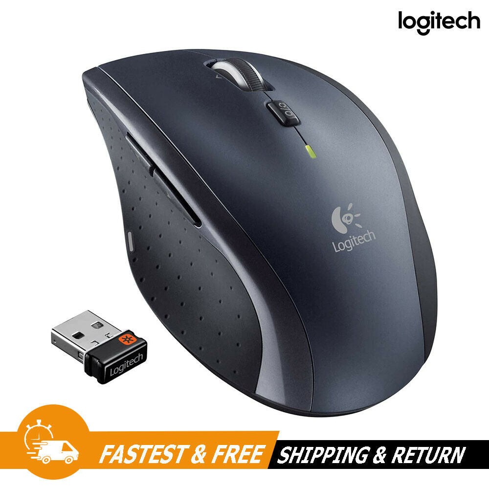 Logitech M705 Wireless Laser Optical USB Marathon Mouse for PC & Mac, 910-001229