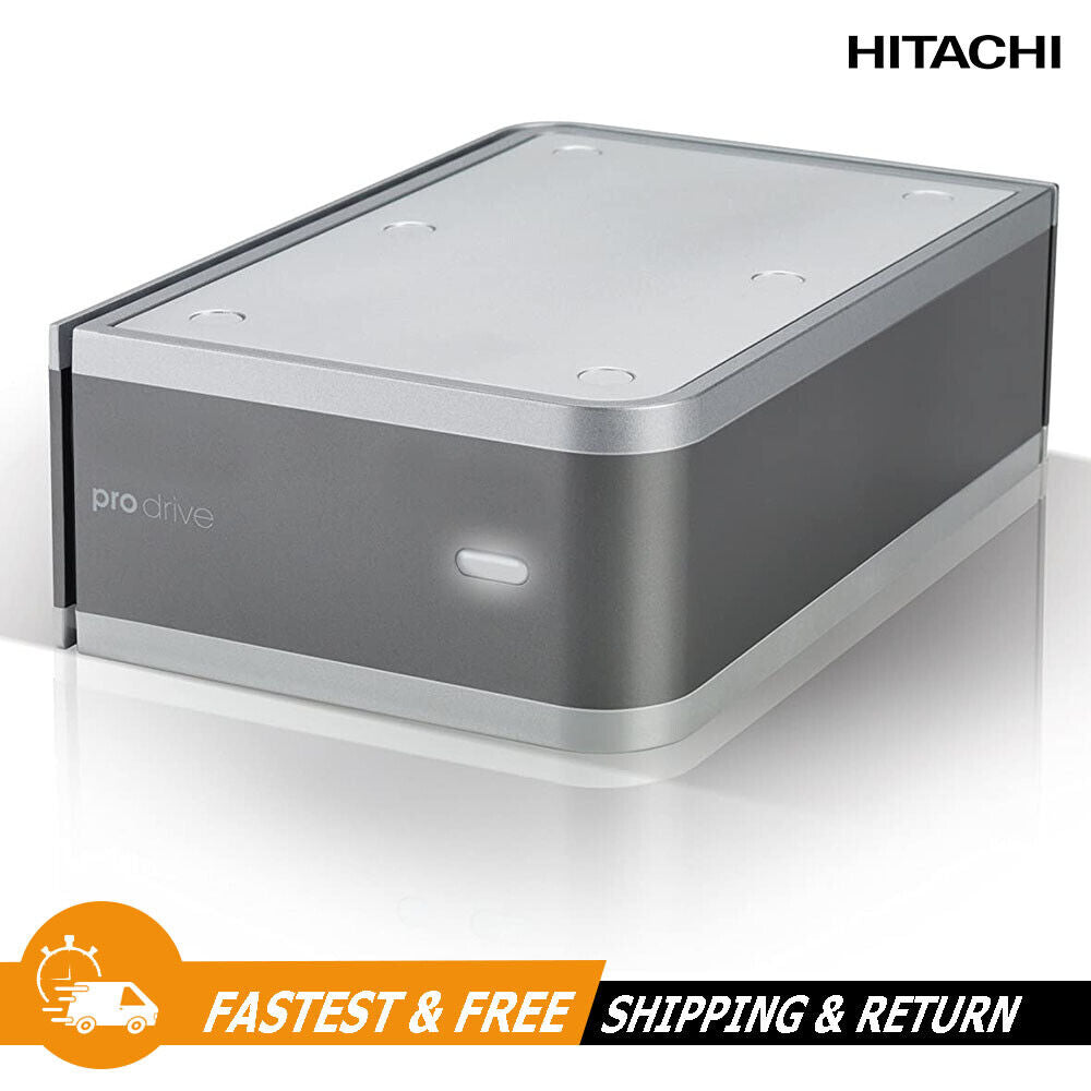 Hitachi 3.5" SimpleTech ProDrive 1TB External Hard Drive USB 2.0 0S00026, Silver