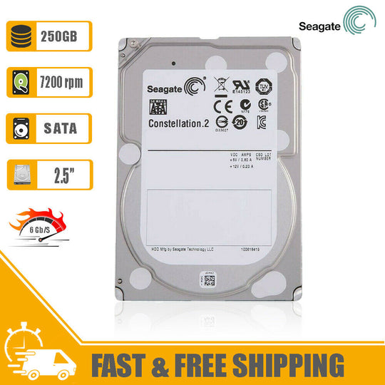 Seagate Constellation 2 (SATA) HD2.5" 250GB 7200rpm PN-9RZ162 ST9250610NS